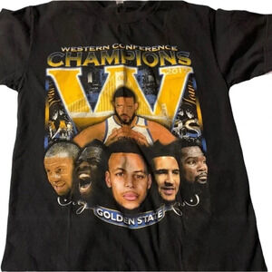 Alstyle GOLDEN State 2017 wester conference champions six e small T-shirt